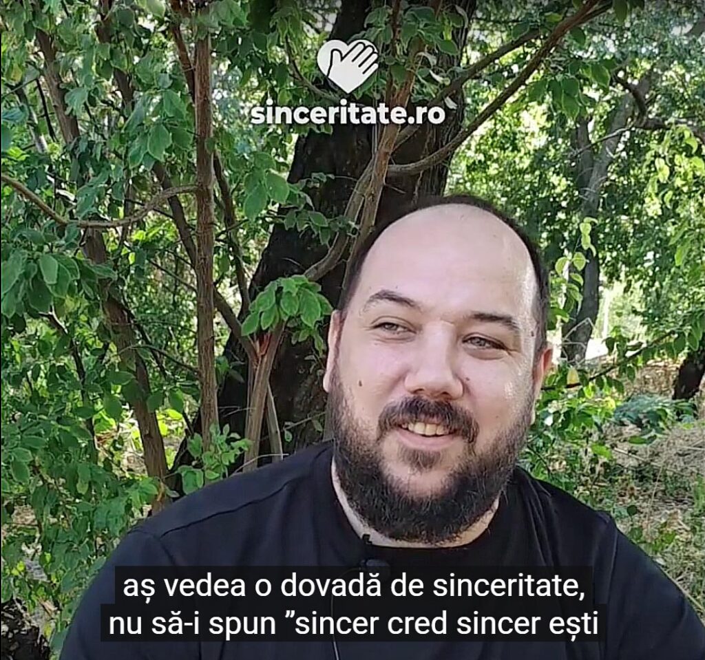 interviuri sincere - aici cosmin cu sinceritate